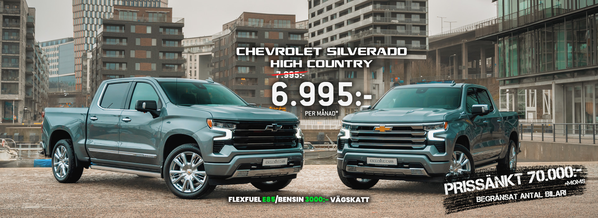 Chevrolet Silverado High Country Midnight Erbjudande Sverige GM